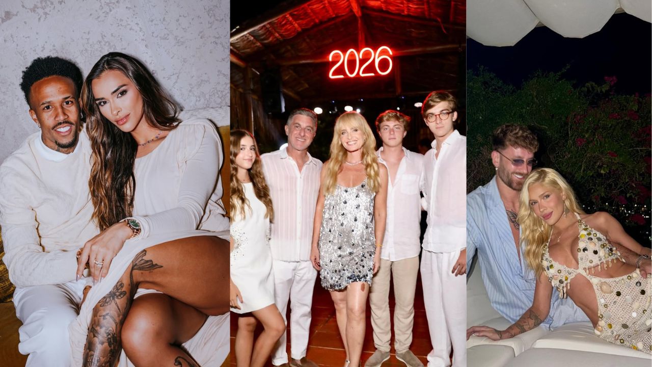 Èder e Taína Militão, Angélica e Luciano Huck, Léo PEreira e Karoline Lima | Reprodução/Instagram/@Angelicaksy/@Tainamilitão/@Leopereira4