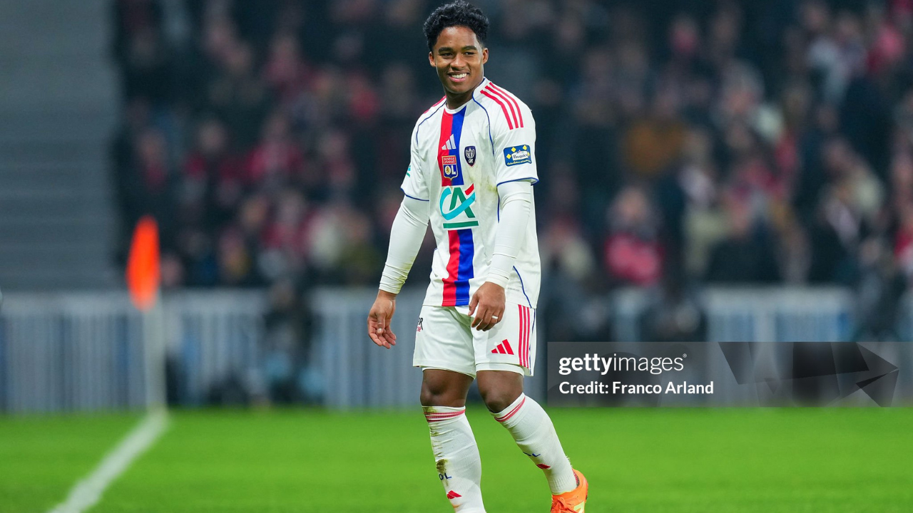 Atacante Endrick, do Lyon | Reprodução/Getty Images Embed/Franco Arland