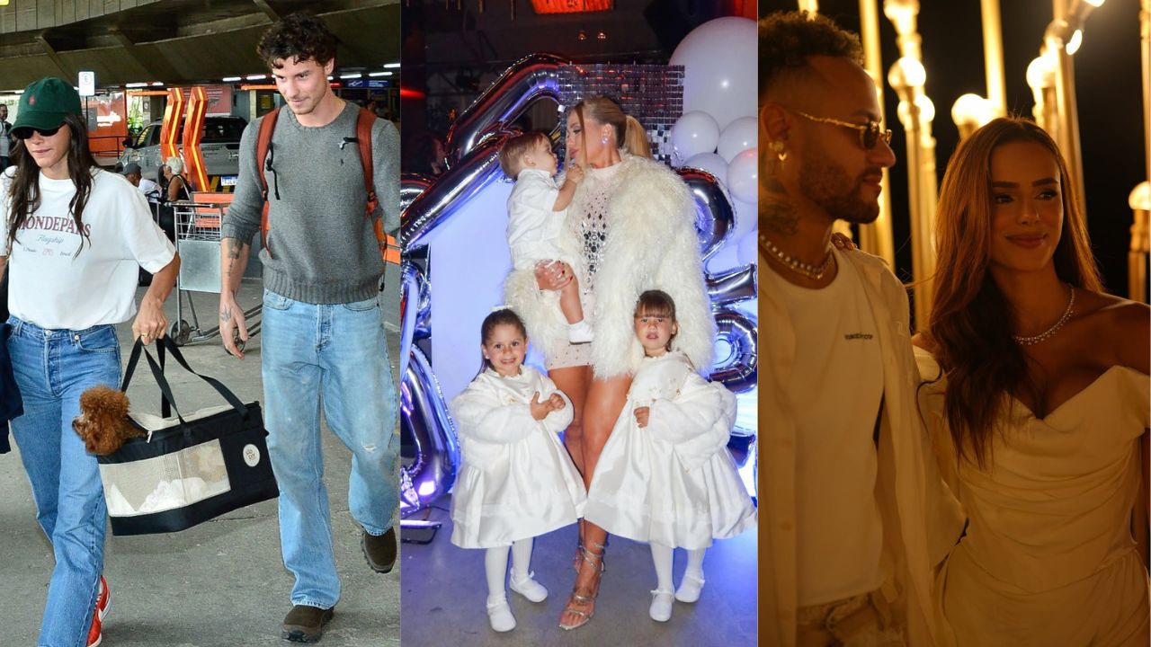 Bruna Marquezine e Shawn Mendes, Virginia e os filhos, Neymar e Bruna Biancardi | Reprodução/Instagram/X/@eveblabitz/@Virginia/@Neymarjr
