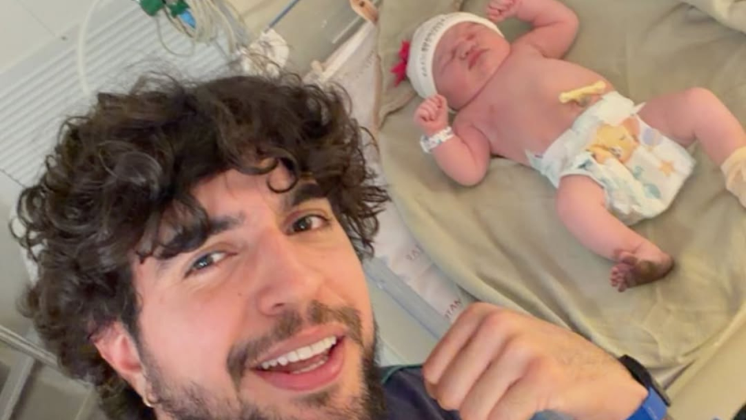 Nattan comemora chegada da primeira filha com Rafa Kalimann