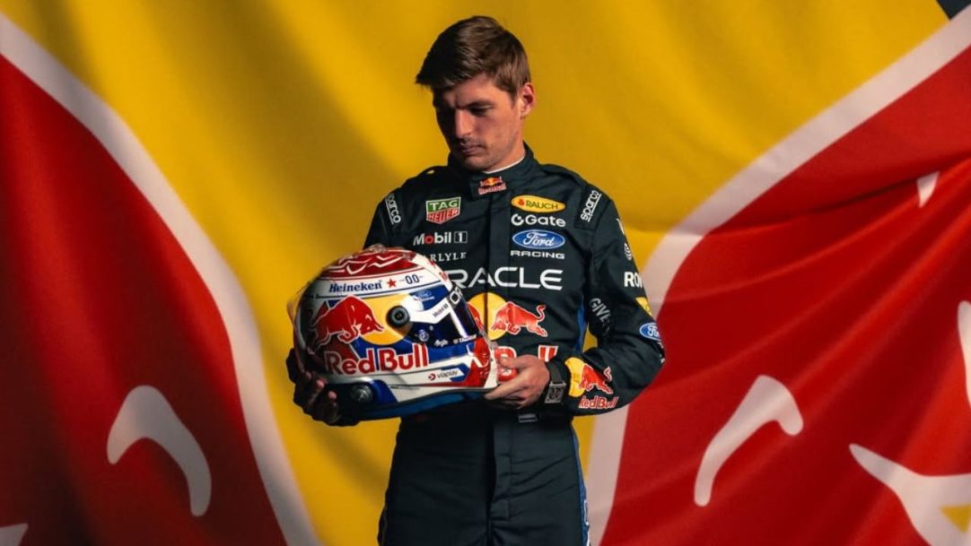 Max Verstappen exibe novo capacete e confirma #3 na temporada 2026