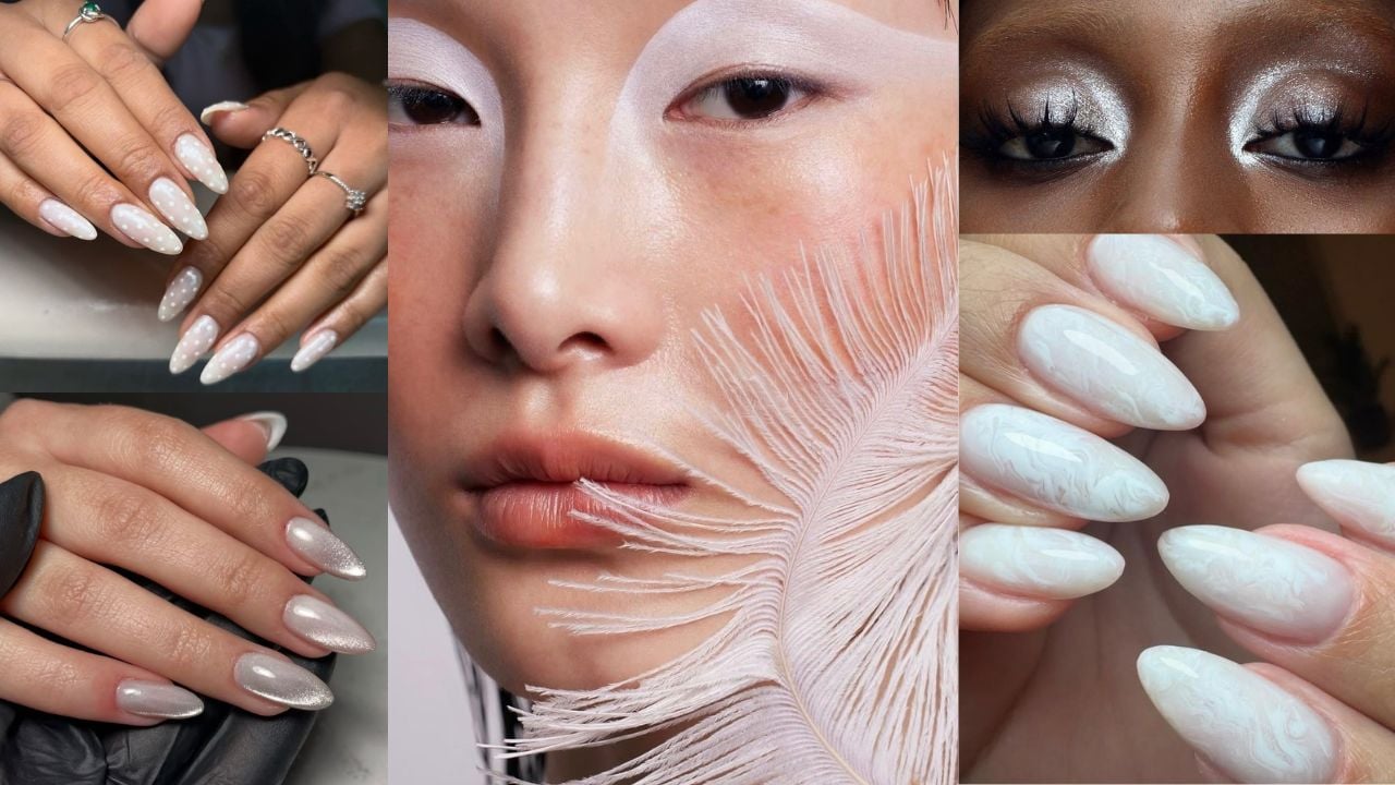 Ideias de como utilizar a Cloud Dancer na beleza | Reprodução/Instagram/@hypnotique / @
jolie_magazin