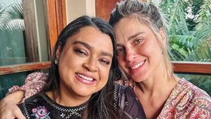 Carolina Dieckmann comenta joia criada em homenagem a Preta Gil