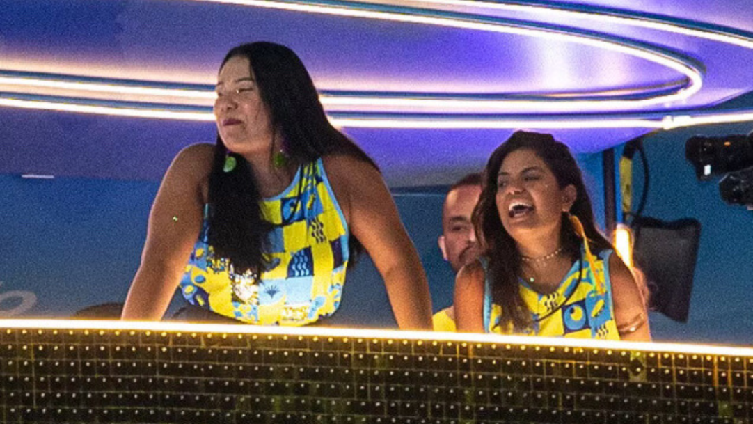 BBB 26: Gabi e Chayane curtem carnaval na Sapucaí