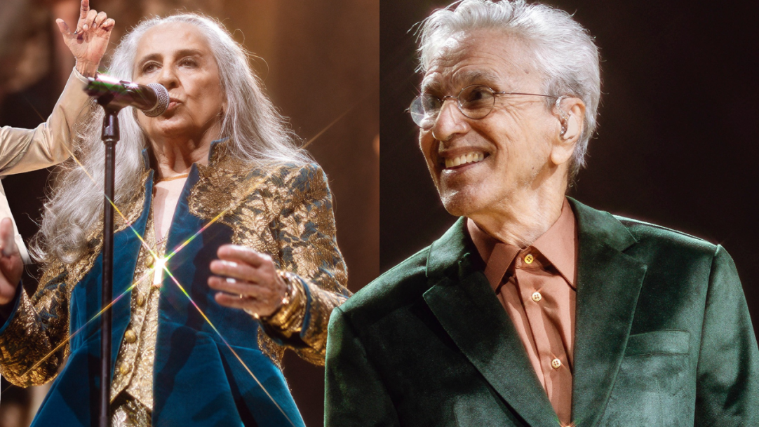 Caetano Veloso e Maria Bethânia são surpreendidos com Grammy 2026