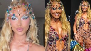 Virginia Fonseca surge all blond e rouba a cena com novo visual no Baile da Vogue