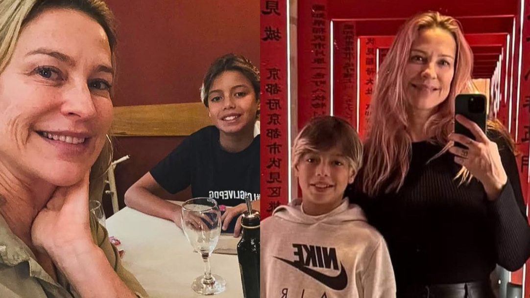 Luana Piovani desembarca no Brasil pro aniversário do filho mas se irrita