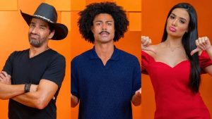 BBB26: Paredão Falso coloca Alberto Cowboy, Breno e Jordana na berlinda