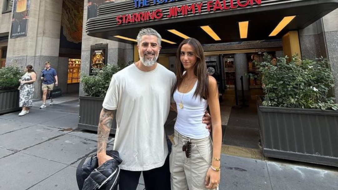 Marcos Mion visita filha em Nova York