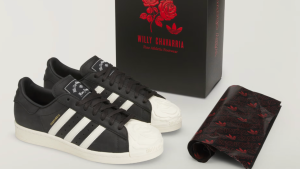 Adidas e Willy Chavarria reinventam o superstar com biqueira de rosa
