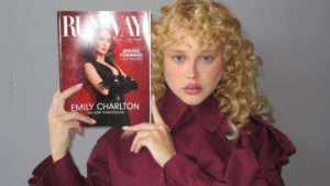Malu Borges impressiona com look e estreia como colunista da revista Runway