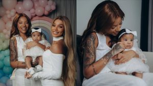 Ludmilla recebe primeiro presente de dias das mães