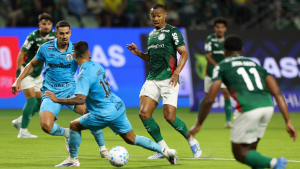Palmeiras e Santos empatam em clássico movimentado no Allianz Parque pelo Brasileirão