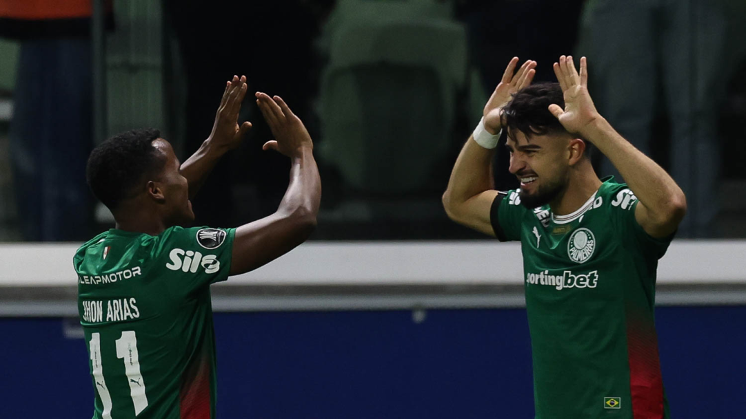 Palmeiras goleia Junior  Barranquilla e garante vaga nas oitavas da Libertadores