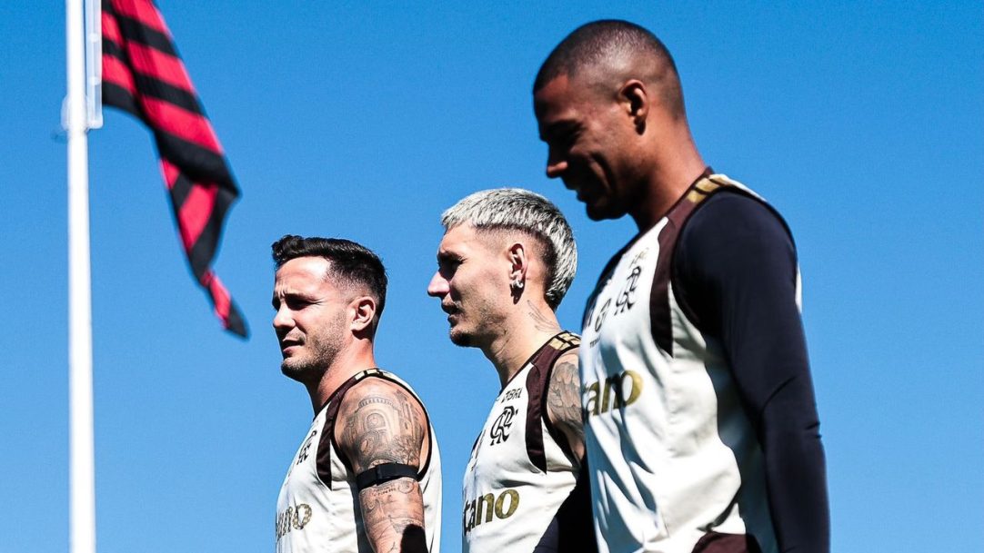 Flamengo avança na recuperação de trio de jogadores lesionados