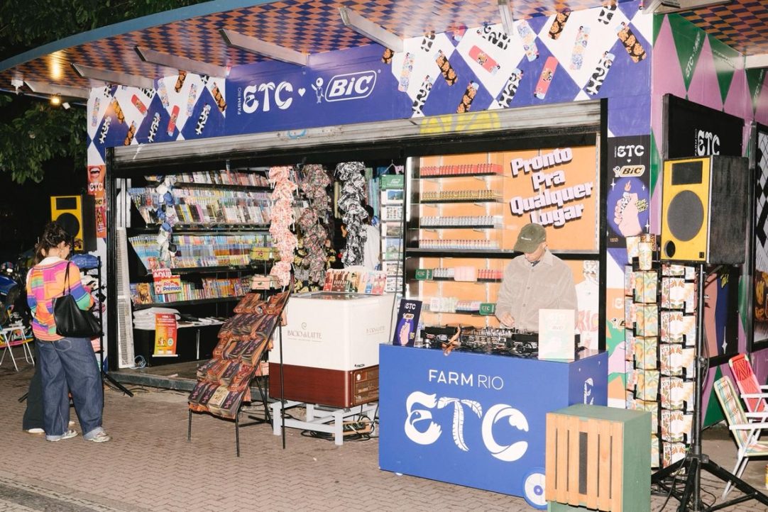 FARM Etc e BIC promovem ativação no Rio para lançar collab