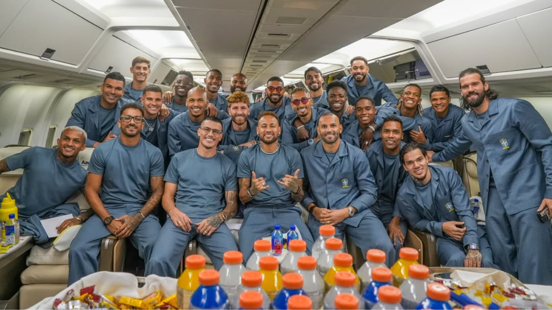 Seleção Brasileira desembarca nos Estados Unidos