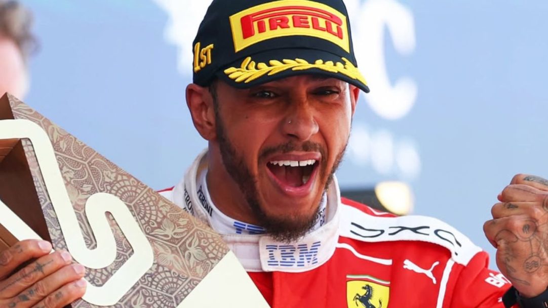 Hamilton faz história e conquista primeira vitória pela Ferrari na Fórmula 1