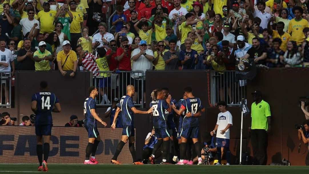 Brasil vence Egito em último teste antes da Copa do Mundo; Endrick garante triunfo da Seleção