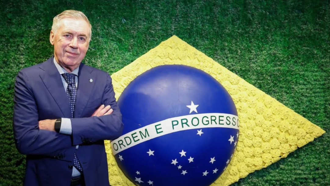 Ancelotti completa 67 anos e passa por trote em concentração da Seleção Brasileira