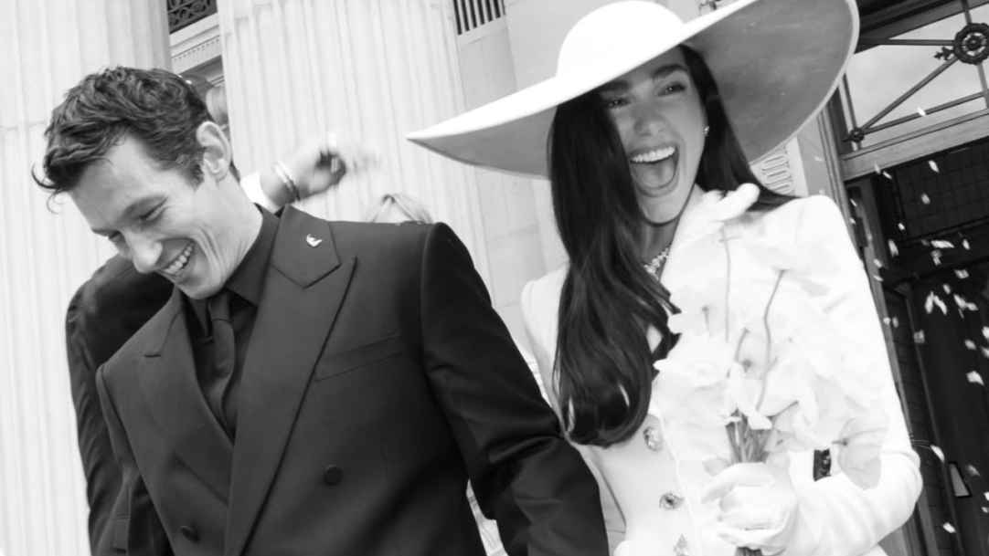 Dua Lipa e Callum Turner iniciam celebrações de casamento com festa luxuosa na Sicília