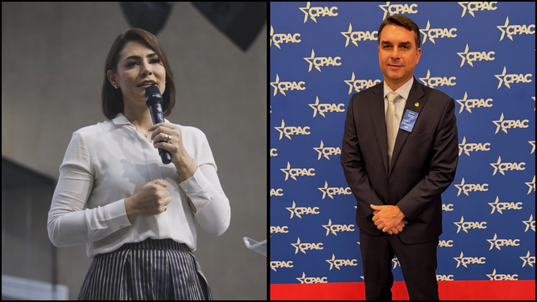 Michelle e Flávio Bolsonaro entram em conflito sobre cargo no Senado