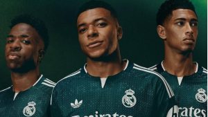 Real Madrid apresenta segundo uniforme verde para temporada 2026/27