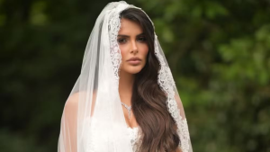Isabella Arantes exibe vestido de noiva escolhido para casamento com Gabriel Medina