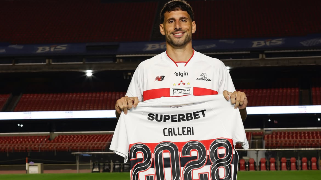 São Paulo anuncia renovação com Jonathan Calleri até 2028