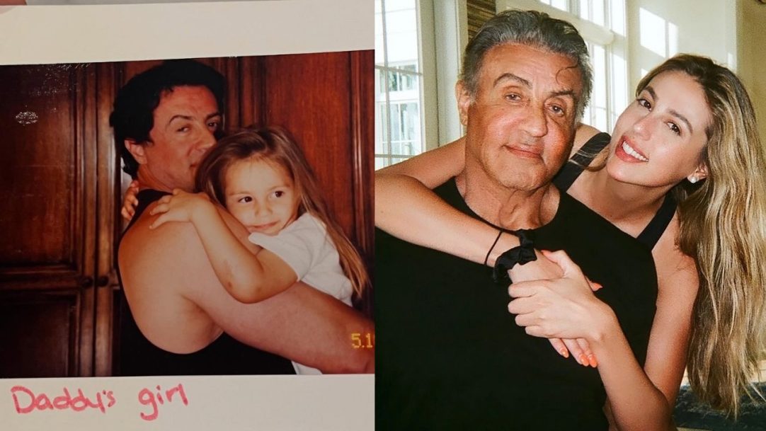 Stallone comemora 30 anos da filha mais velha e semelhança com a mãe impressiona