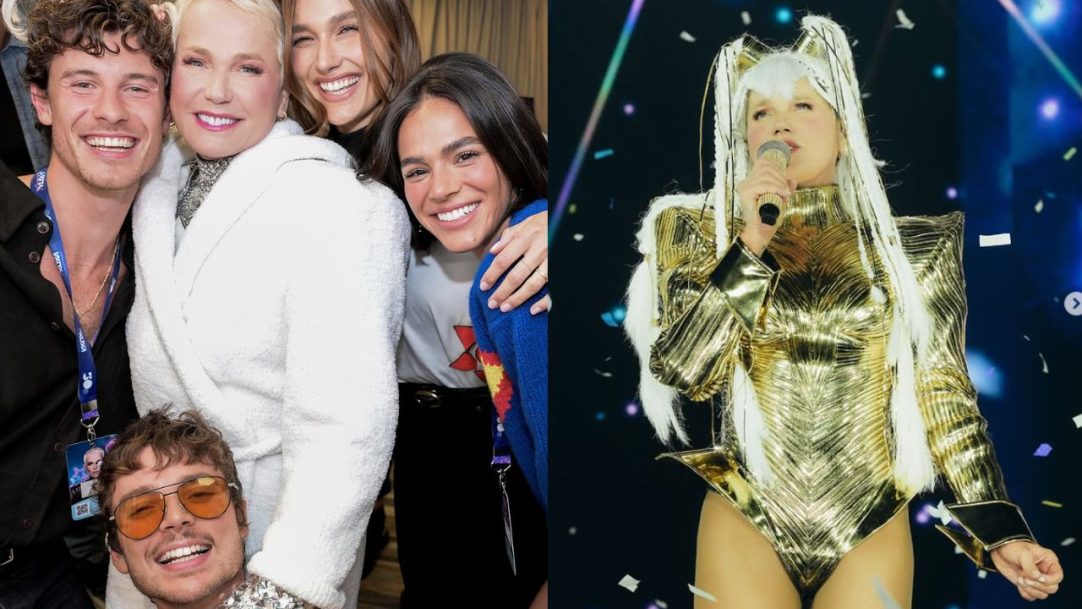 Xuxa compartilha fotos da turnê com Sasha, Shawn Mendes, Bruna Marquezine João Lucas e mais para agradecer carinho
