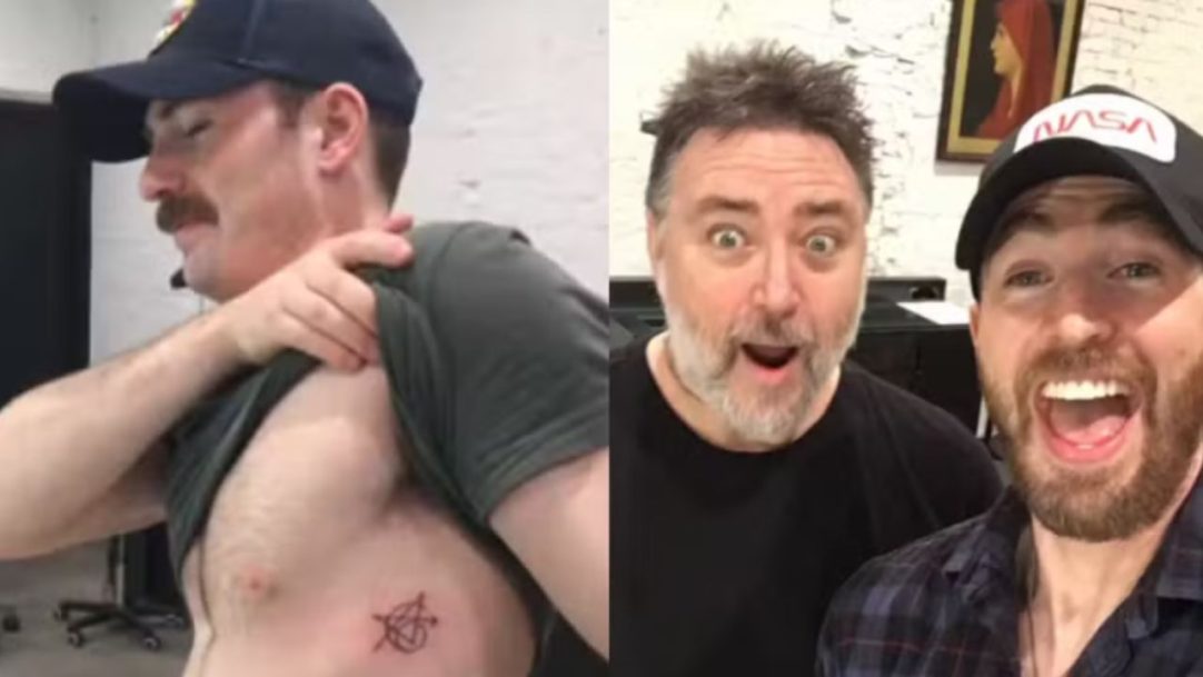 Tatuador do ator Chris Evans, eterno Capitão América, revela tatuagem secreta em homenagem aos Vingadores