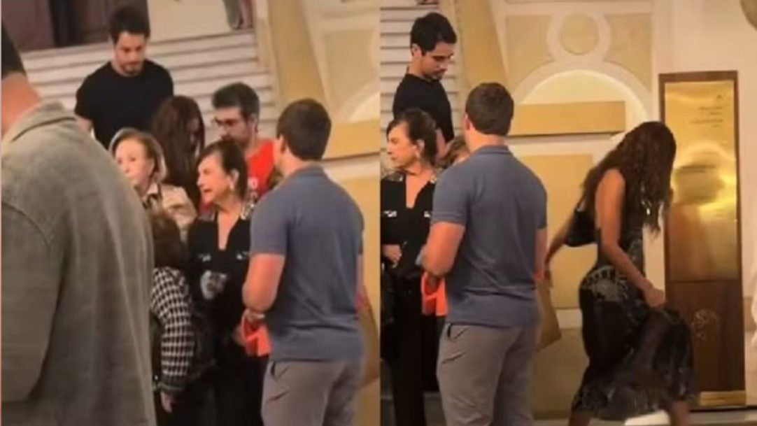 Anitta e Danilo Mesquita são vistos juntos deixando teatro no Rio