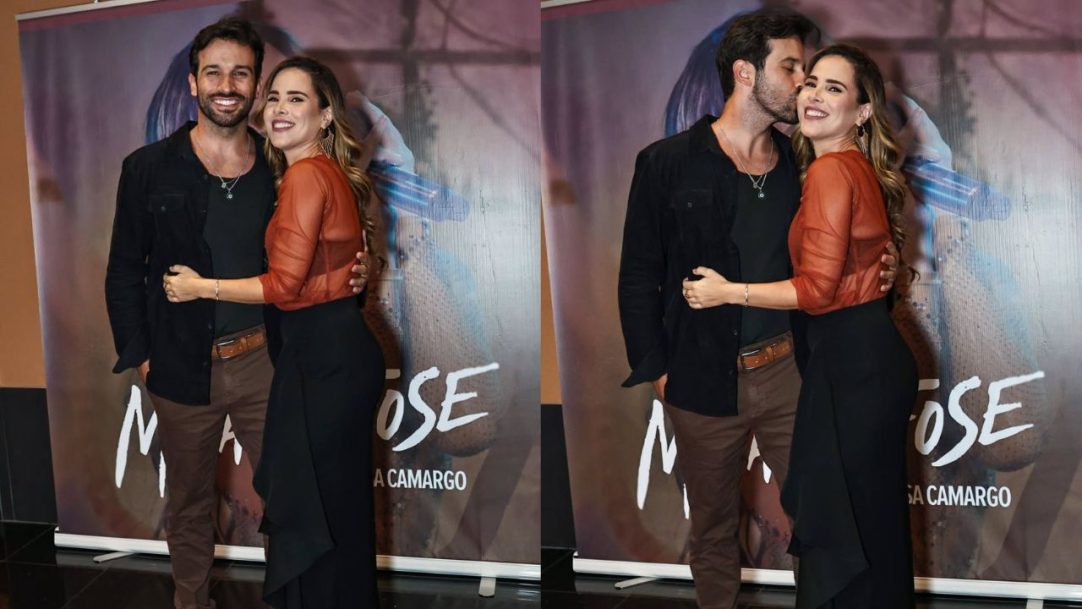 Wanessa Camargo é prestigiada pelo namorado durante lançamento de projeto musical