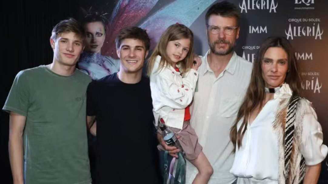 Fernanda Lima e Rodrigo Hilbert fazem aparição rara com os filhos em São Paulo