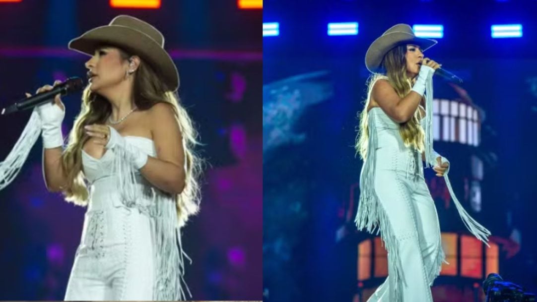 Simone Mendes surge com corset decotado para showzão em Barretos