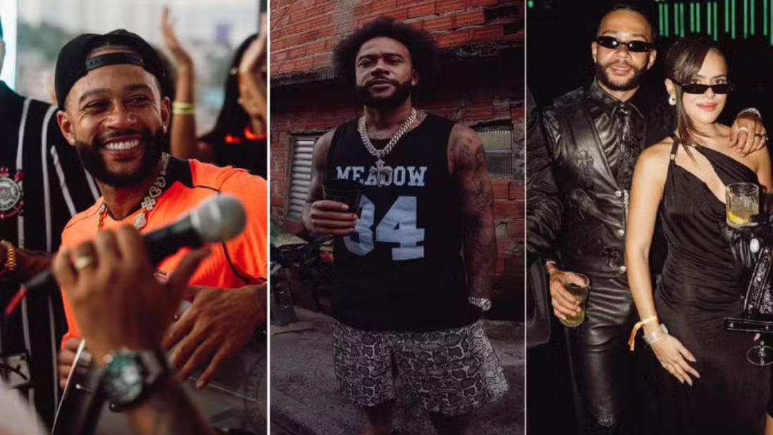 Triplex de luxo, Maísa, festa e gravidez: os detalhes da vida de Memphis Depay no Brasil