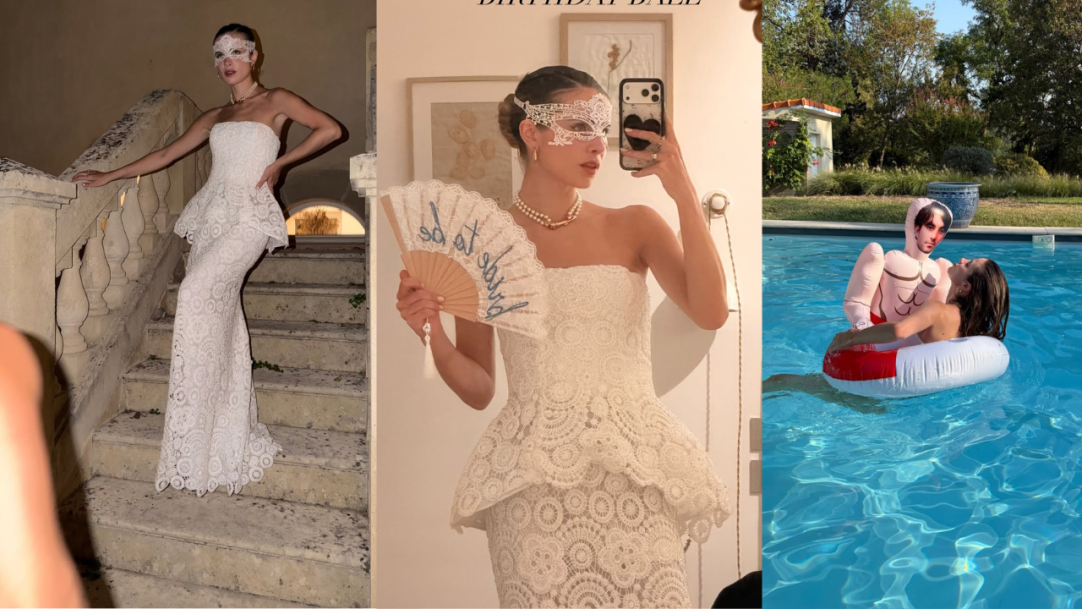 Em meio à ordem de prisão do marido, Giulia Be curte viagem com piscina e baile em castelo na França