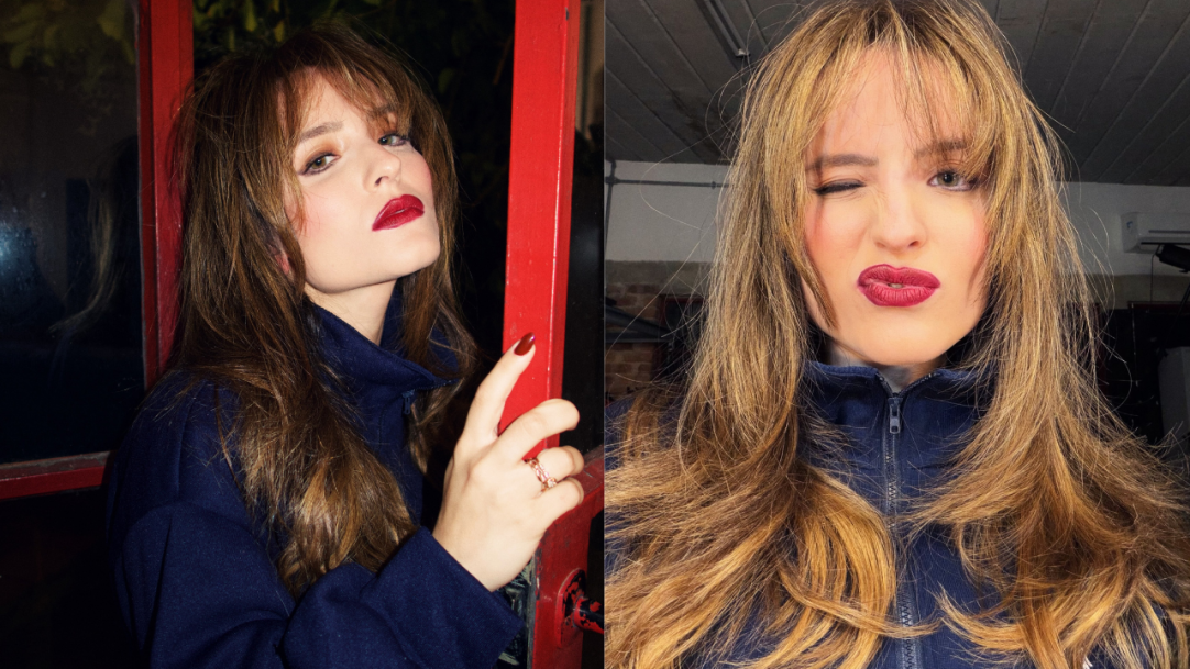 Larissa Manoela muda visual com franja e fios claros: “Na minha era de cabelo bagunçado”