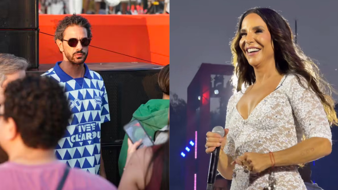 Namorado de Ivete Sangalo prestigia show em São Paulo e acompanha apresentação de perto