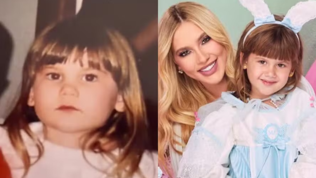 Mãe de Virginia Fonseca resgata fotos da infância da influenciadora e choca a web com semelhança