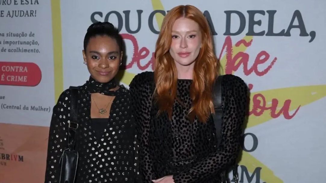 Marina Ruy Barbosa vai a show de Anitta com filha de Glória Maria