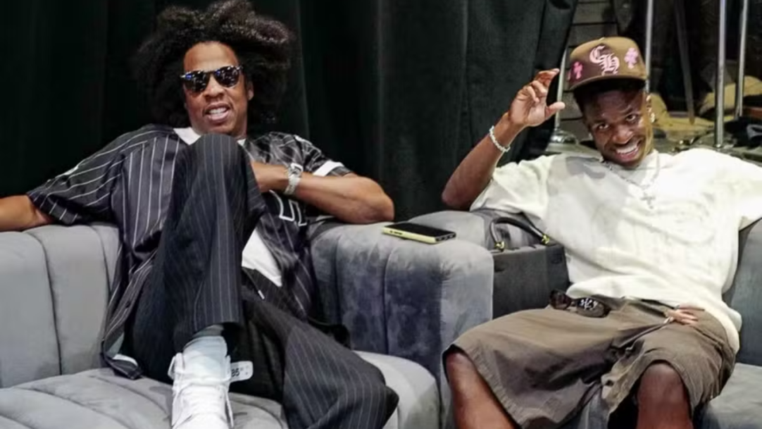 Vini Jr. compartilha encontro com Jay-Z; entenda relação deles que vai além da amizade