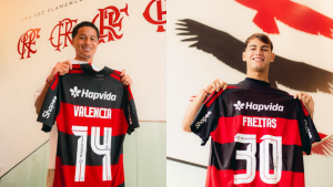 Anthony Valencia e Joaquin Freitas são os novos reforços do Flamengo