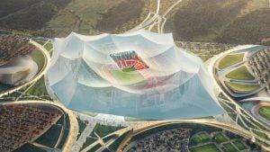 Obra de estádio para 115 mil pessoas mira final da Copa do Mundo de 2030