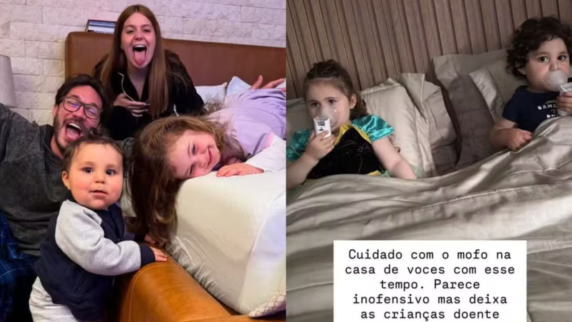 Filhos de Viih Tube e Eliezer ficam doentes após descoberta de mofo na brinquedoteca e casal faz alerta