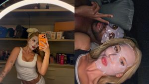 Virginia Fonseca revela momento inusitado de skincare ao lado de Vini Jr. em novas fotos