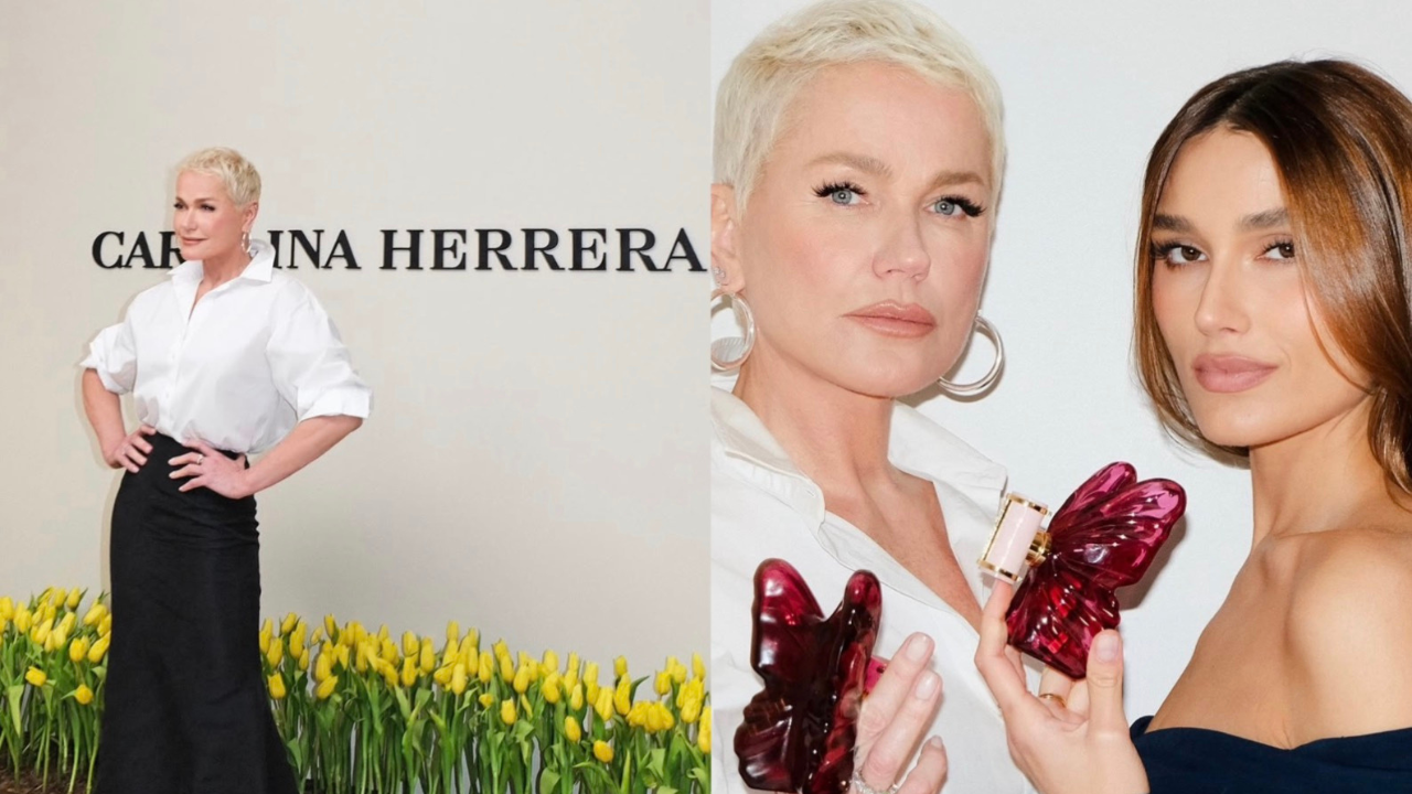 Xuxa usa em NY saia da Carolina Herrera que comprou há mais de 30 anos