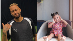 Neymar ataca de pai coruja e encanta a web com novo clique apaixonante da pequena Helena, sua filha com Amanda Kimberlly