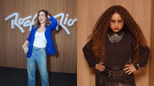 Ana Paula Renault e Tia Milena curtem o Rock in Rio acompanhadas por ex-BBBs diferentes